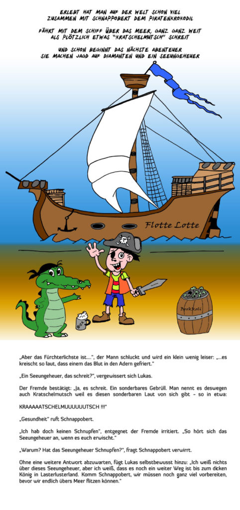 personalisierte Piratengeschichte – Alphazone